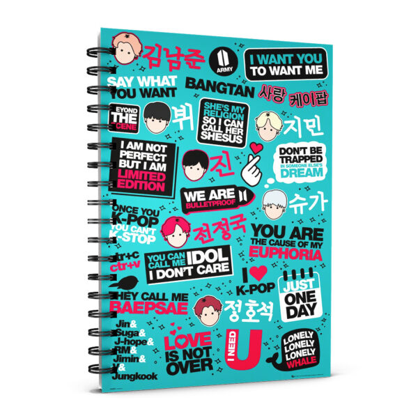 K-Pop Spiral Notebook