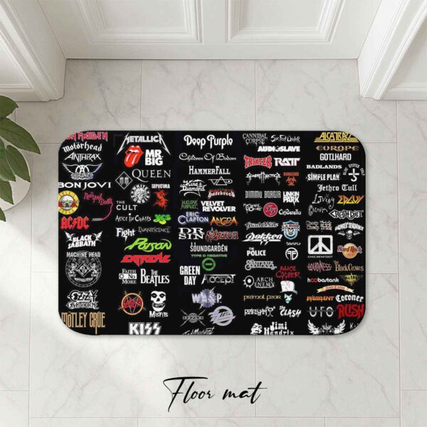 Music Band Logo Door Mat