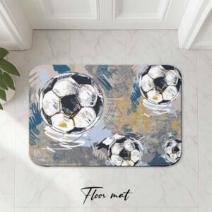 Football Theme Door Mat