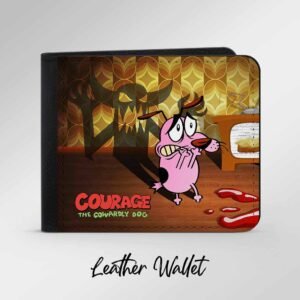 Courage the cowardly dog Printed Wallet